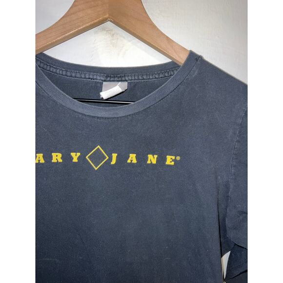 Womens Mary Jane Shirt No Pain No Jane Long Sleeve Black Tee Top Women M - Picture 3 of 10